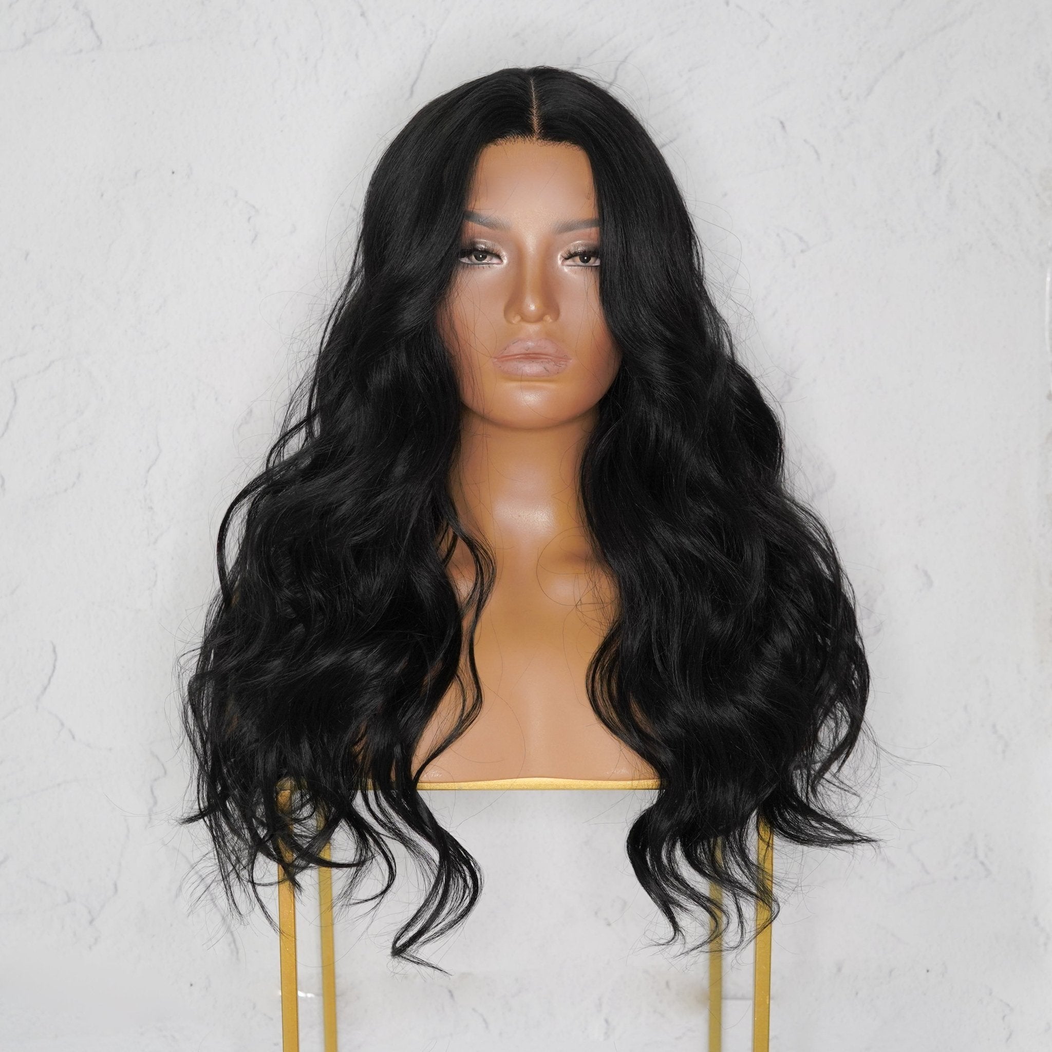 TABITHA Black Lace Front Wig - Milk & Honey Wigs