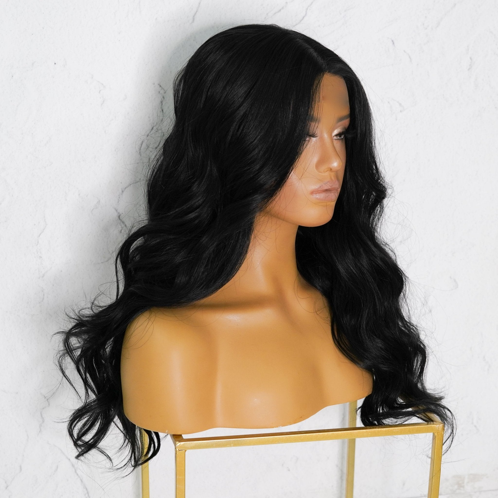 TABITHA Black Lace Front Wig - Milk & Honey Wigs