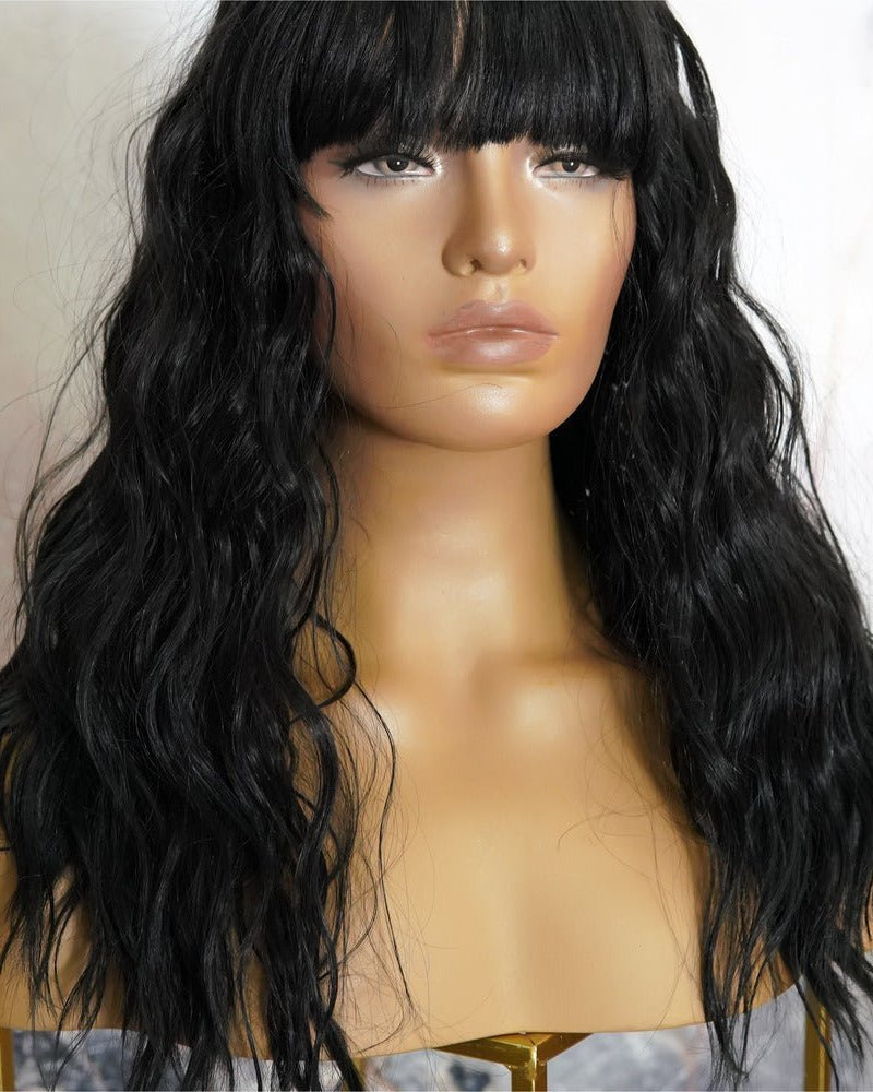 TAMIKA Black Fringe Wig - Milk & Honey Wigs
