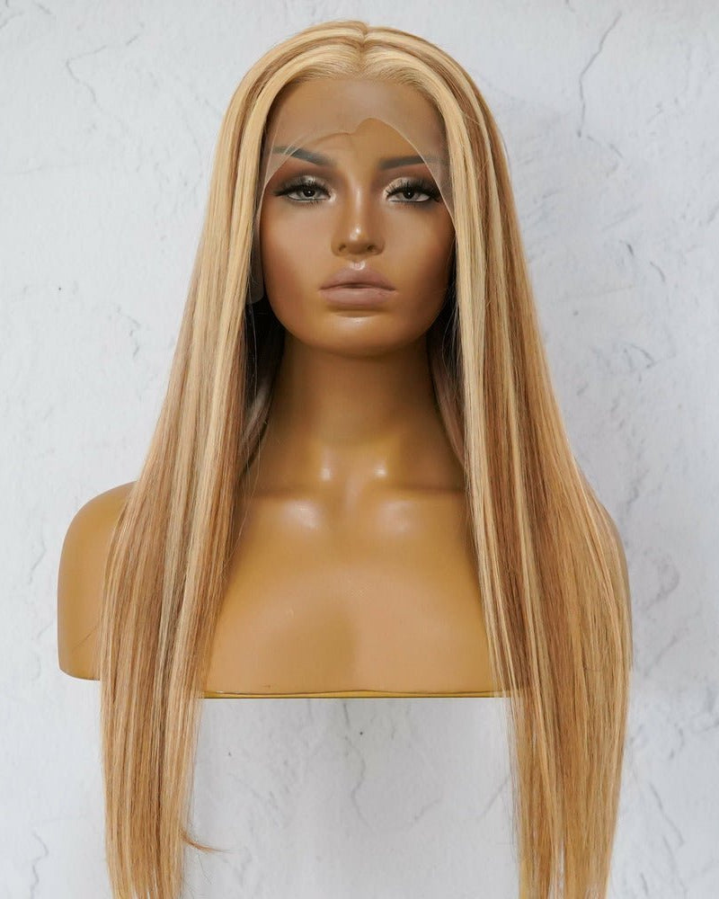 TEANNE Human Hair Lace Front Wig - Milk & Honey Wigs