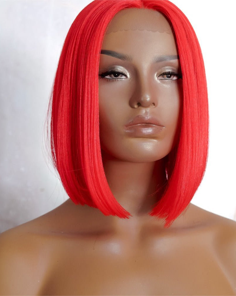 TILLY Red Lace Front Wig - Milk & Honey Wigs
