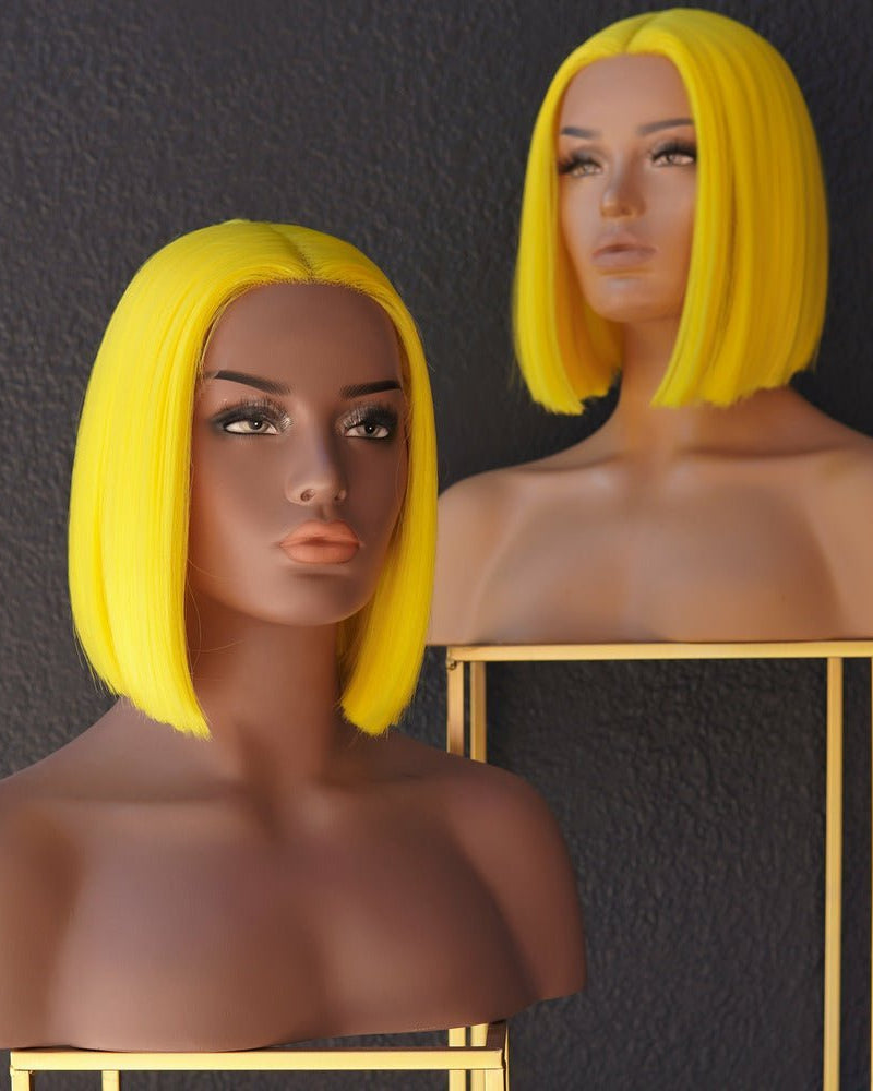 TILLY Yellow Lace Front Wig - Milk & Honey Wigs