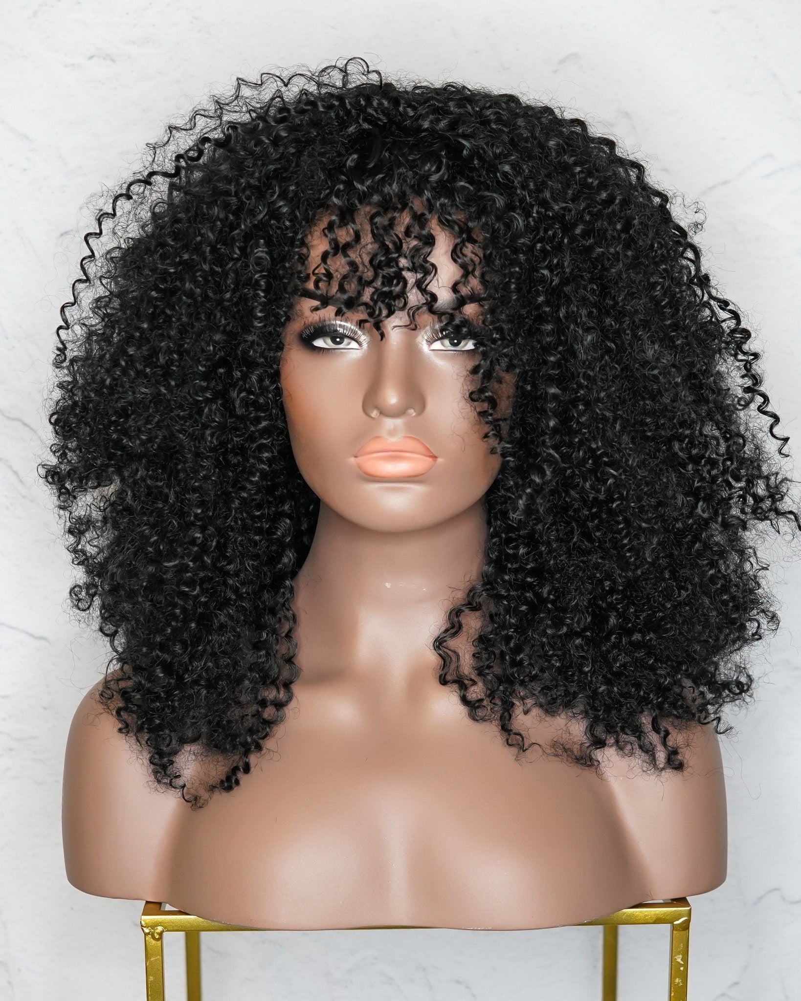TYRA Black Afro Curl Wig - Milk & Honey Wigs