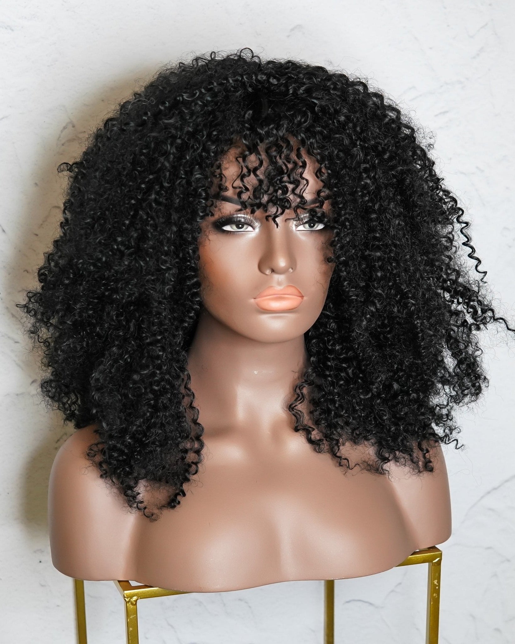 TYRA Black Afro Curl Wig - Milk & Honey Wigs