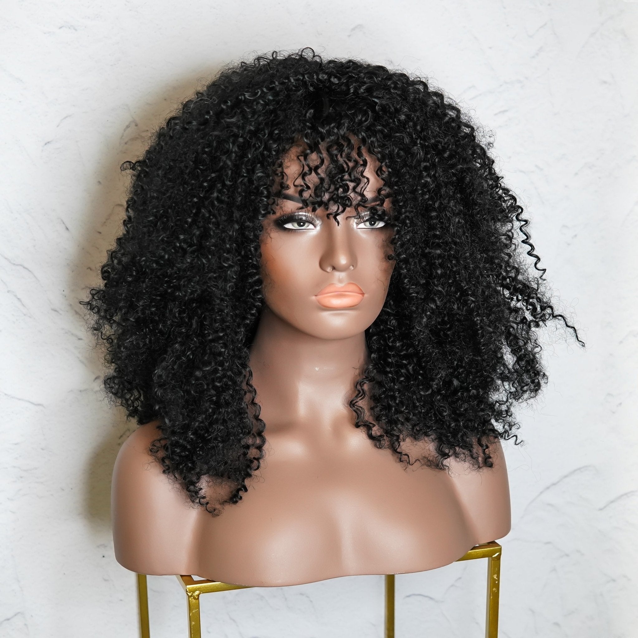 TYRA Black Afro Curl Wig - Milk & Honey Wigs