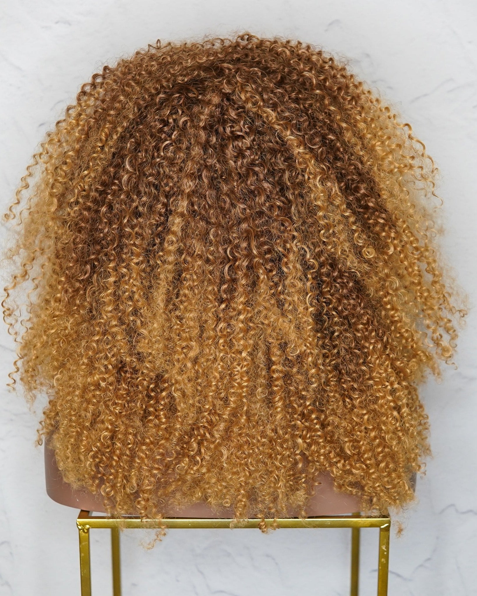 TYRA Caramel Afro Curl Wig - Milk & Honey Wigs