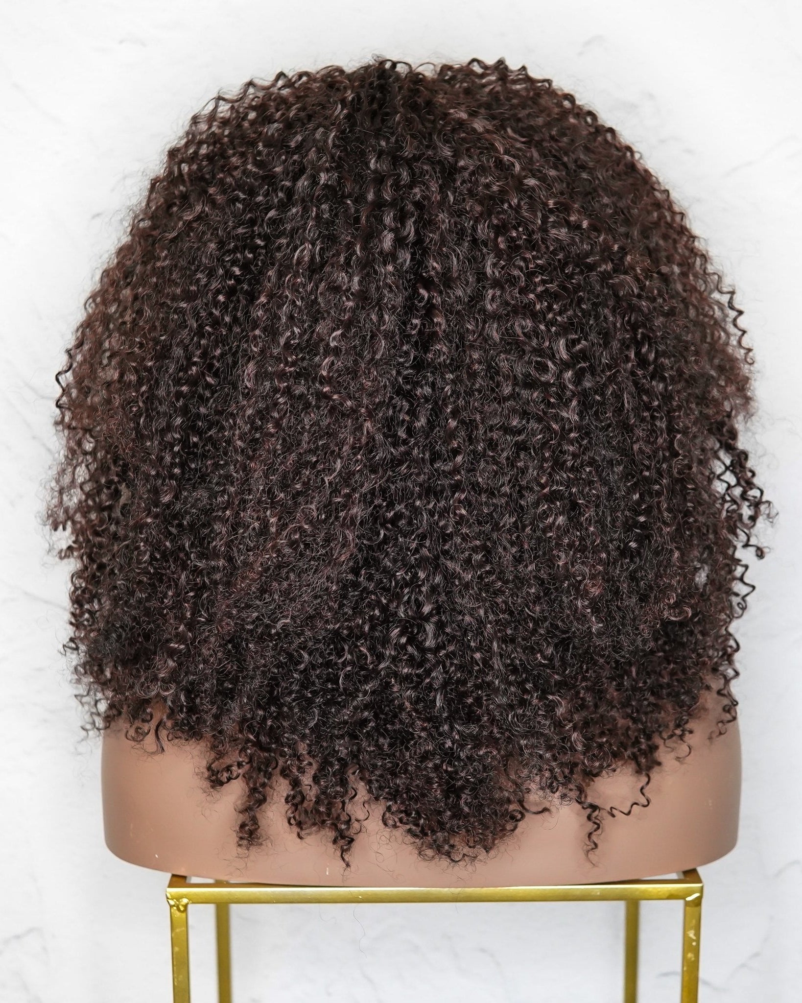 TYRA Dark Brown Afro Curl Wig - Milk & Honey Wigs