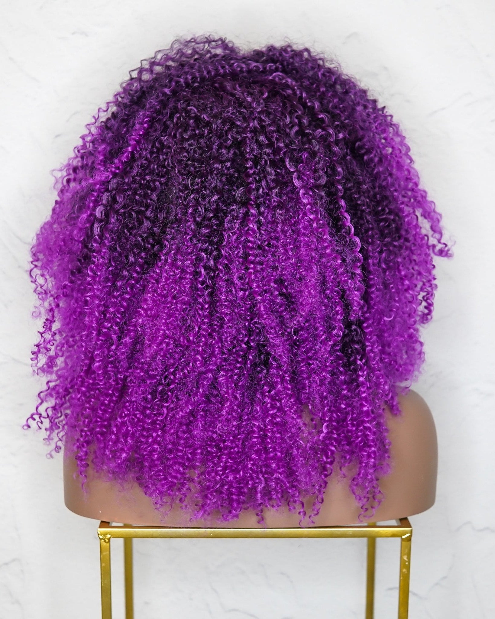 TYRA Purple Afro Curl Wig - Milk & Honey Wigs