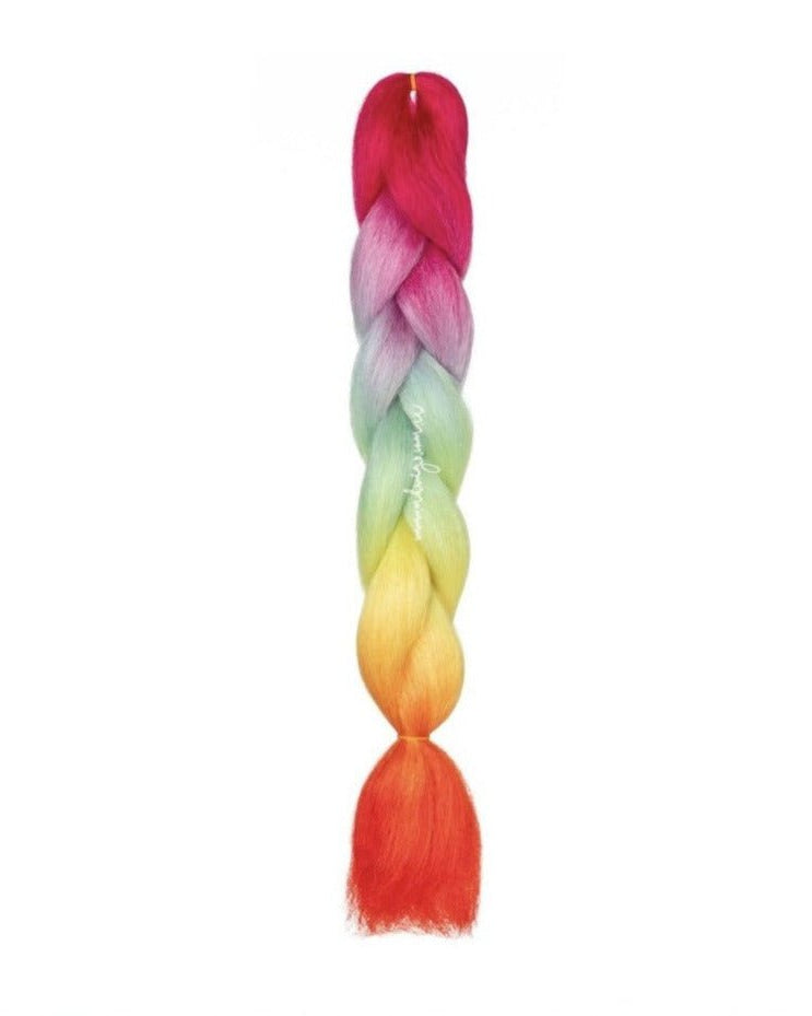 UNICORN RAINBOW OMBRÉ 24" - Milk & Honey Wigs