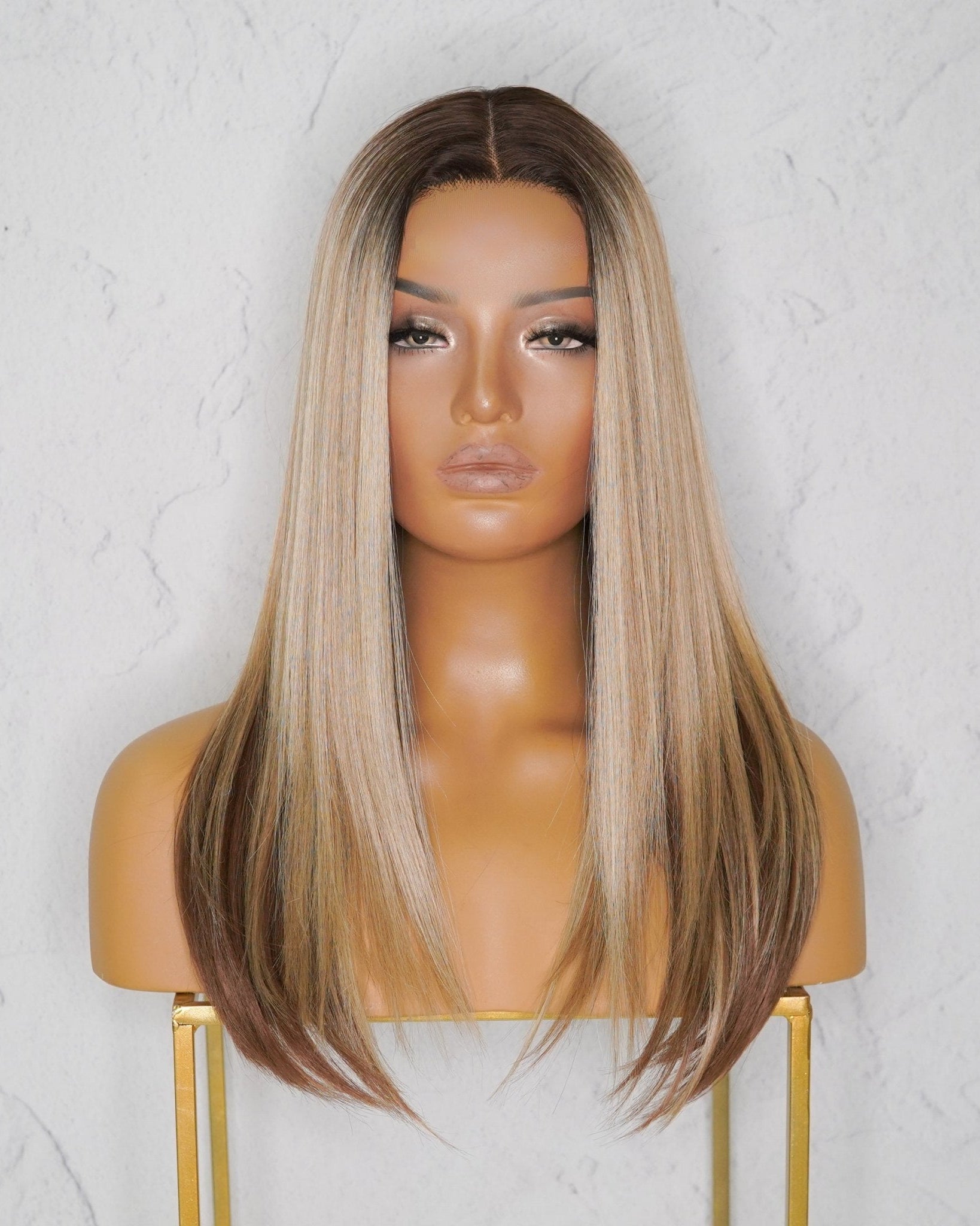 VALERIE Ombre Caramel Lace Front Wig - Milk & Honey Wigs