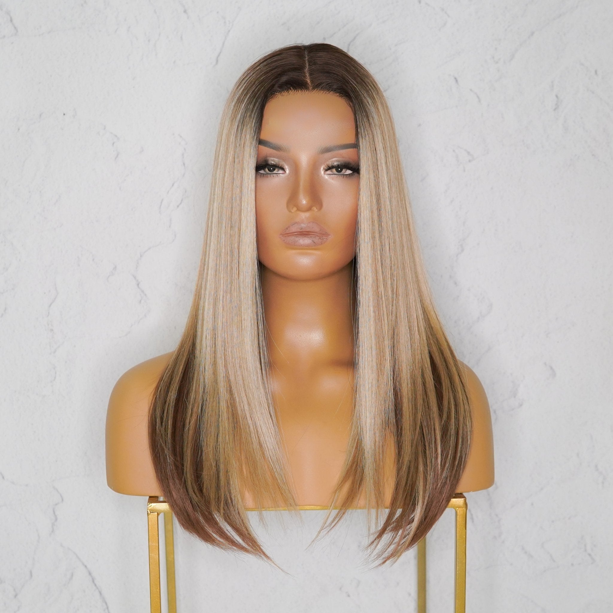 VALERIE Ombre Caramel Lace Front Wig - Milk & Honey Wigs
