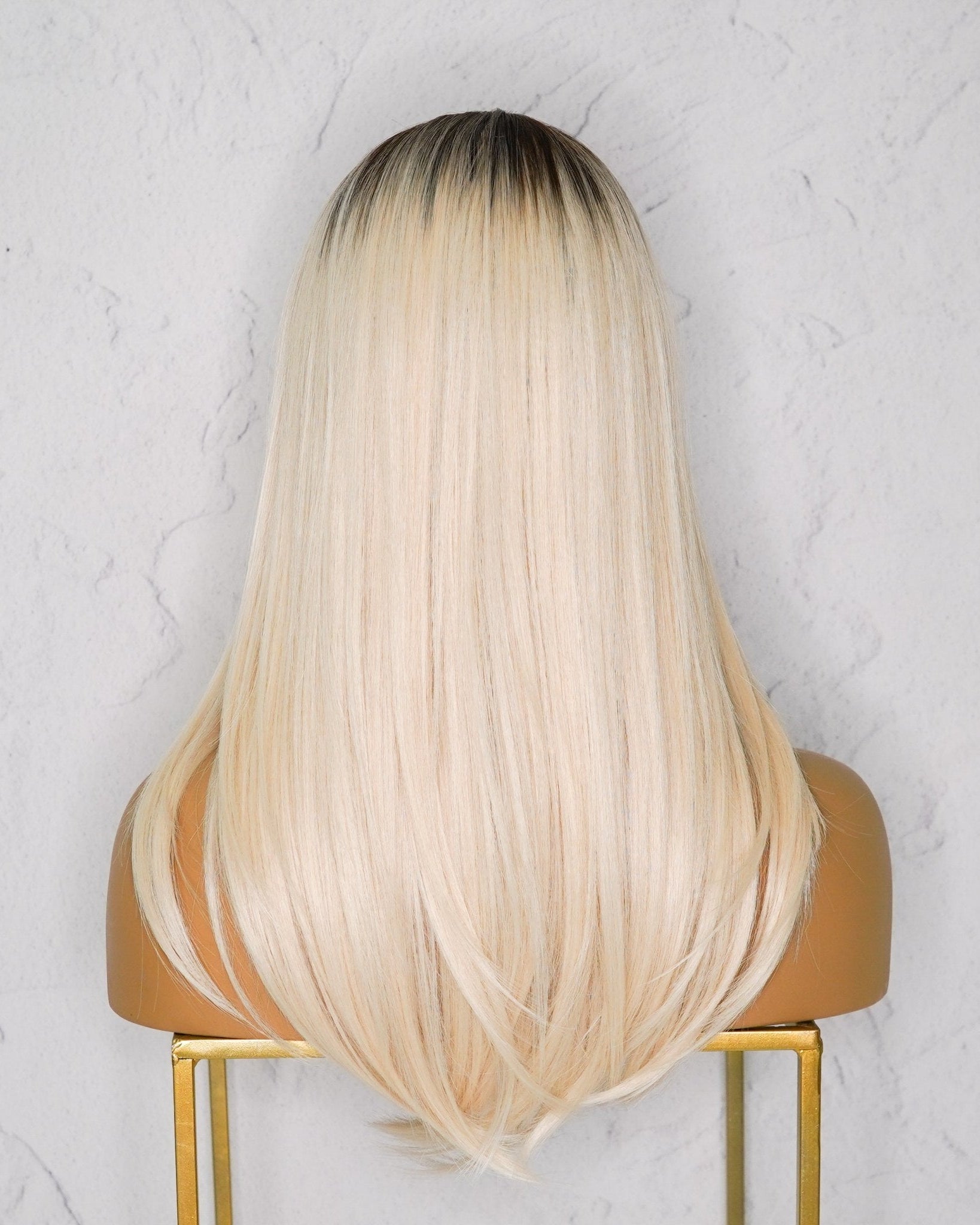 VALERIE Ombre Platinum Lace Front Wig - Milk & Honey Wigs