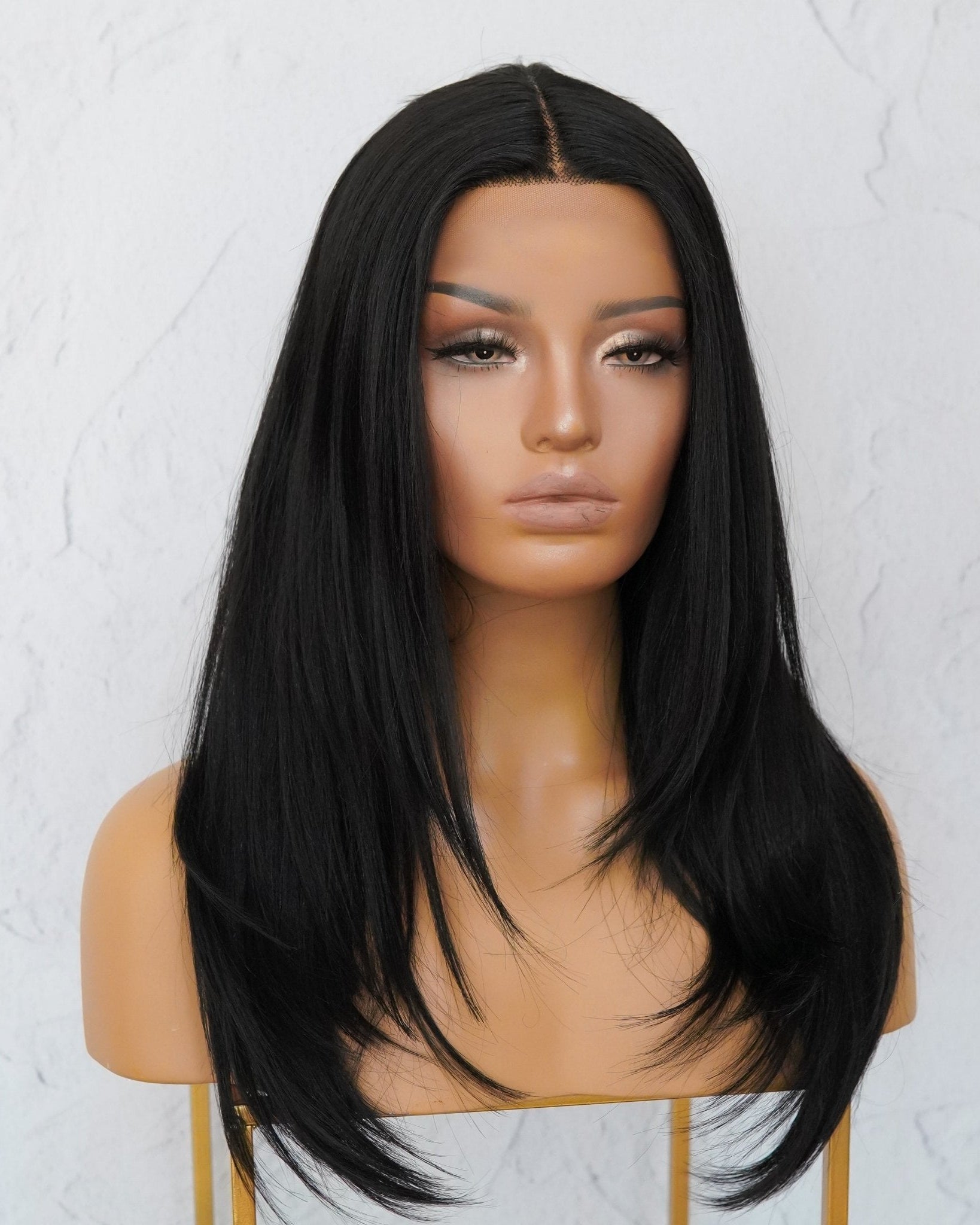 VANESSA Black Lace Front Wig - Milk & Honey Wigs