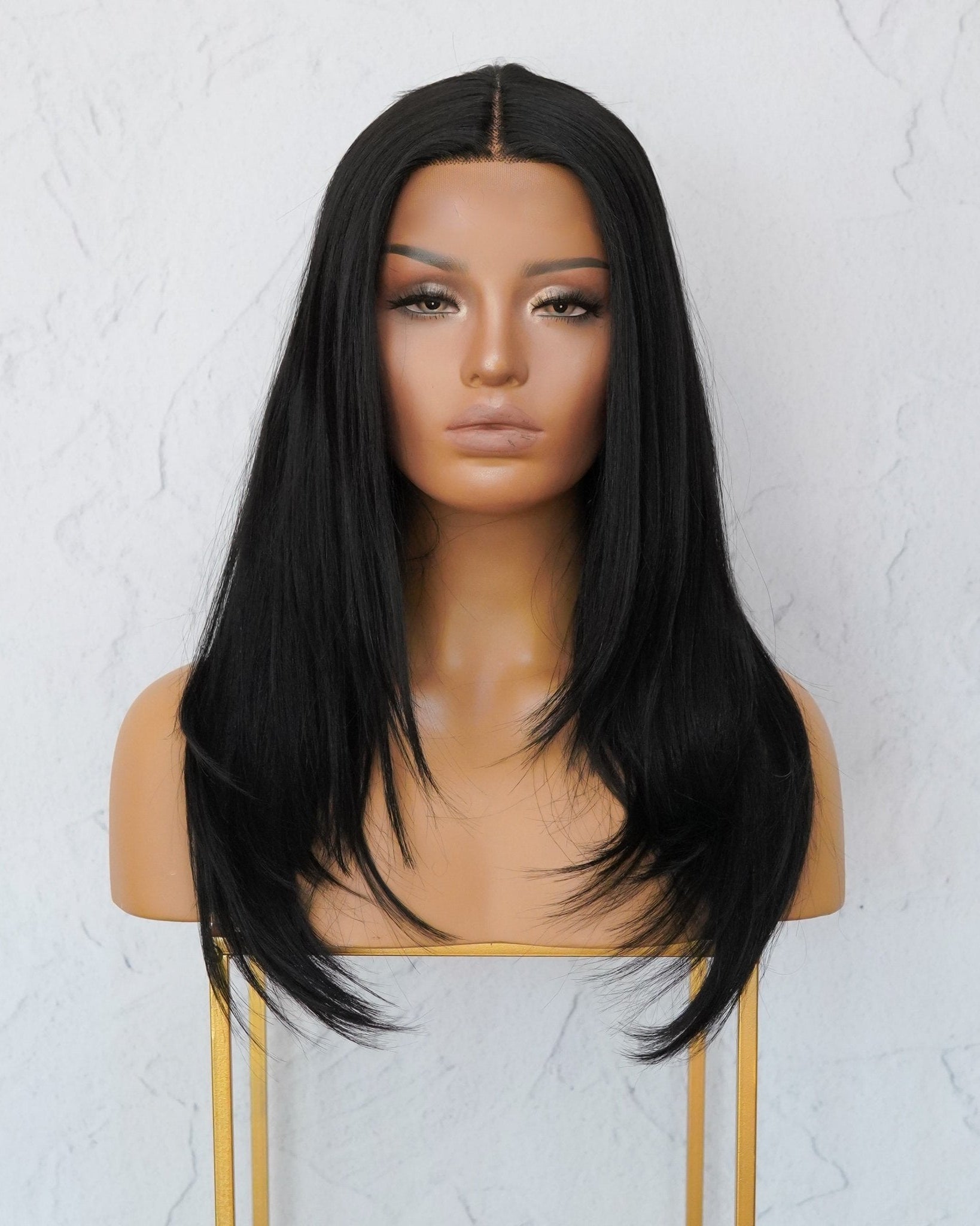 VANESSA Black Lace Front Wig - Milk & Honey Wigs
