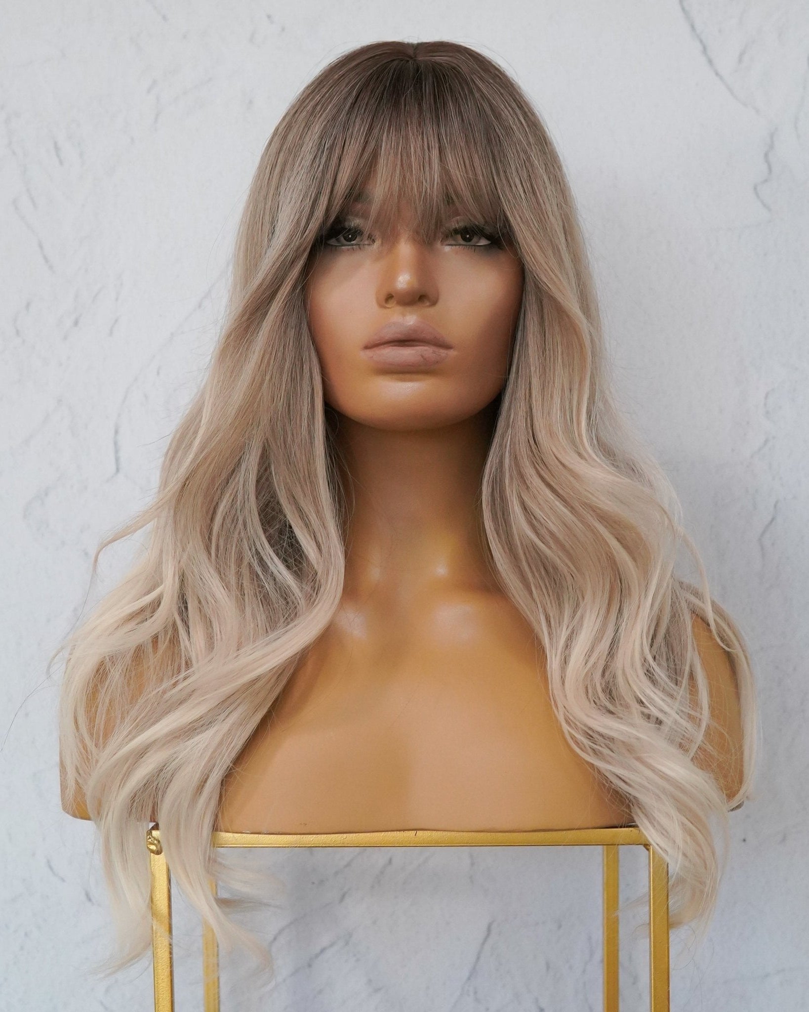VIVIENE Ombre Fringe Wig - Milk & Honey Wigs