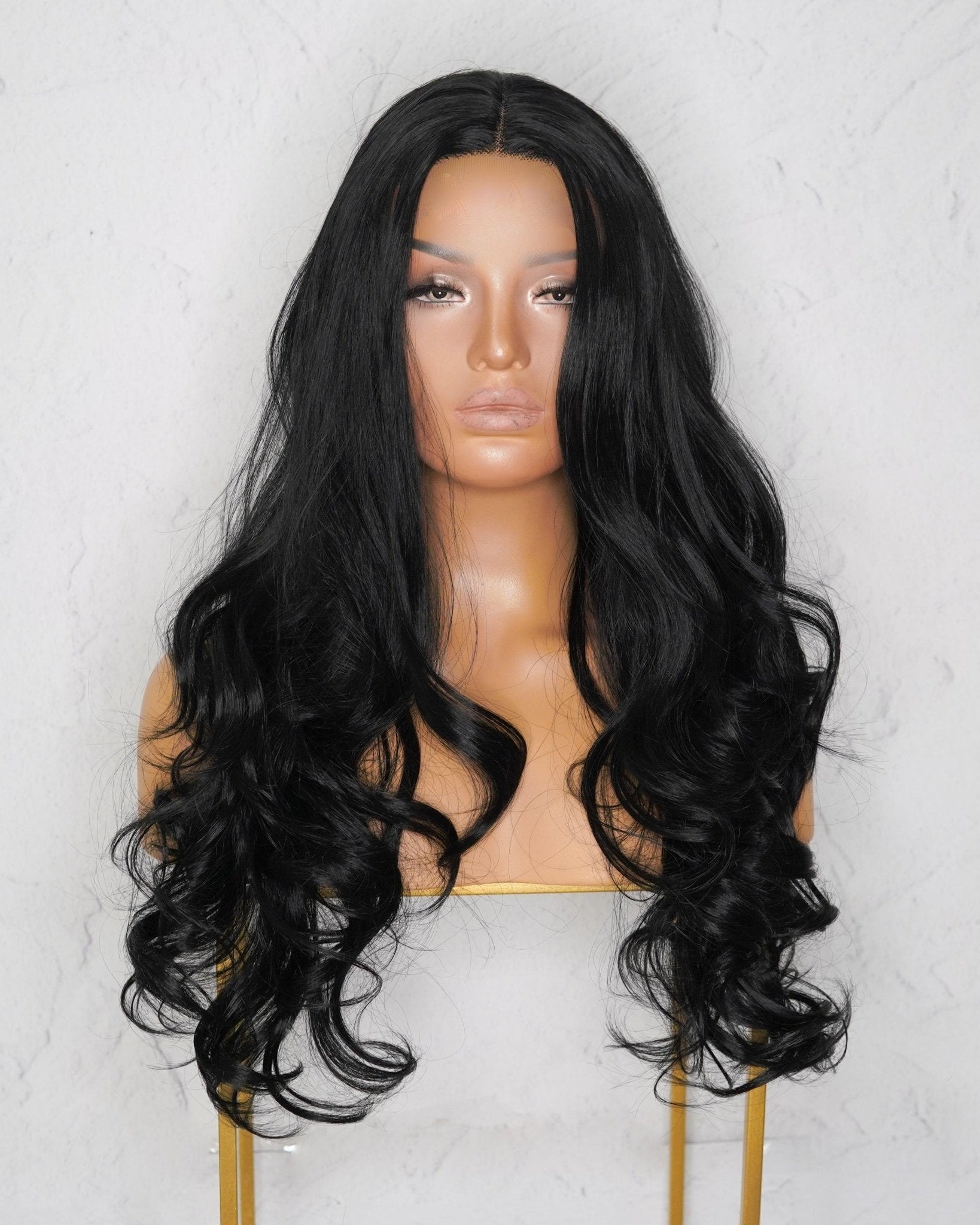 WHITNEY Black Lace Front Wig - Milk & Honey Wigs