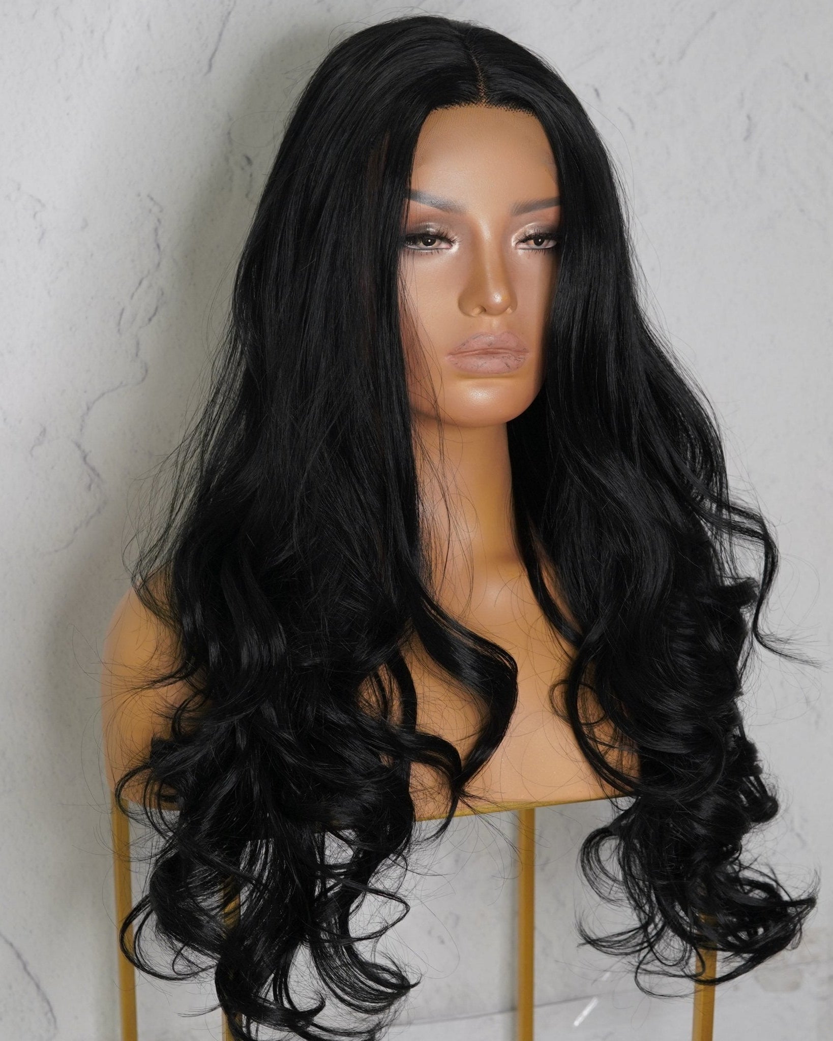 WHITNEY Black Lace Front Wig - Milk & Honey Wigs