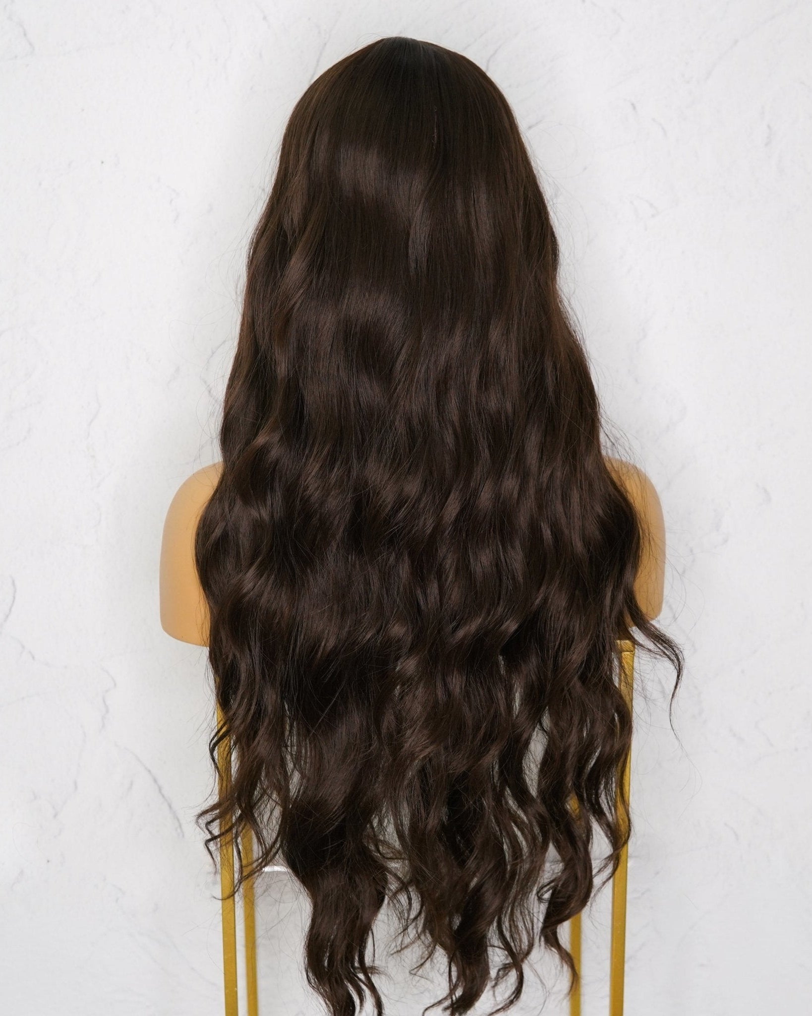 YASMIN Dark Brown Fringe Wig - Milk & Honey Wigs