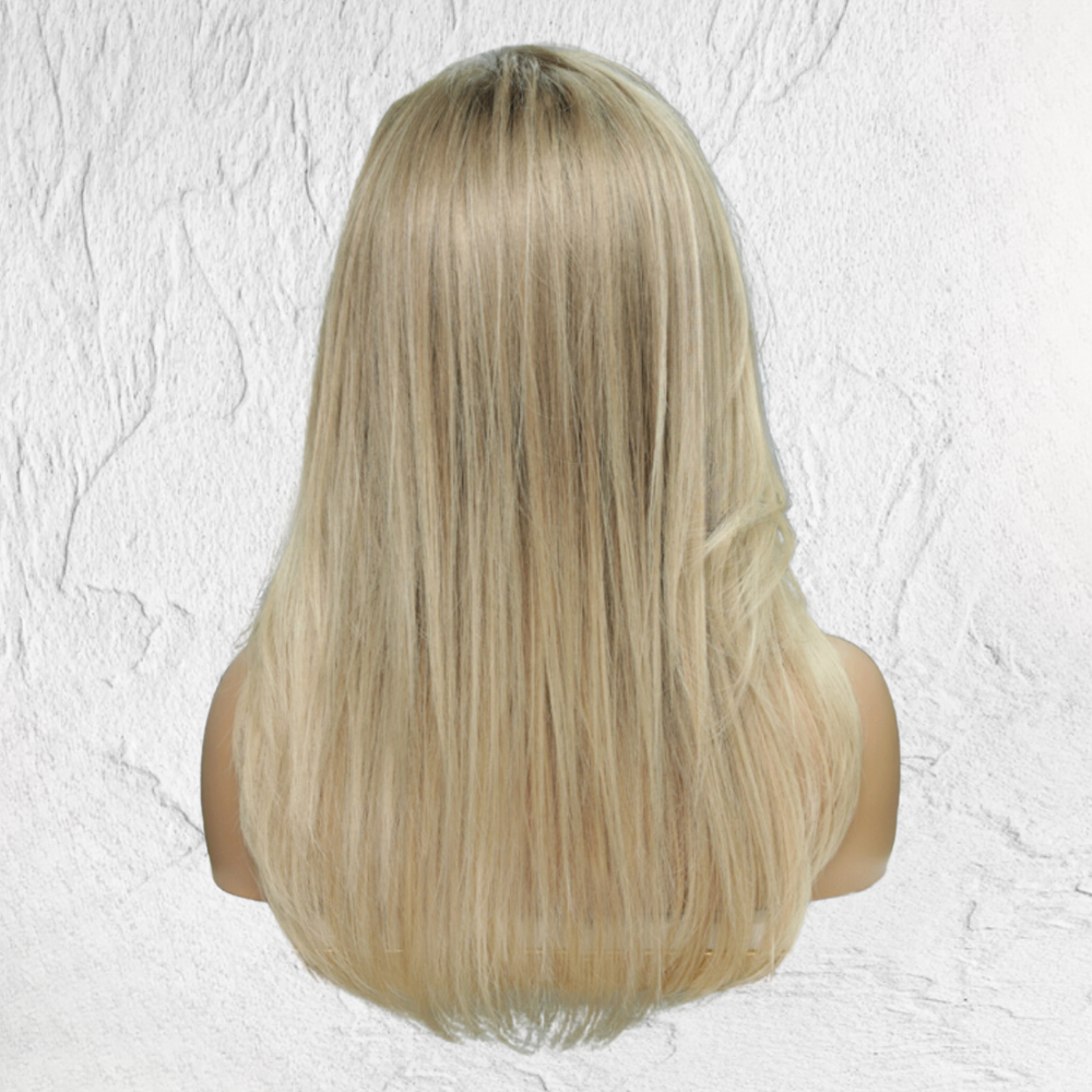 Lived In Blonde Human Hair Lace Front Wig