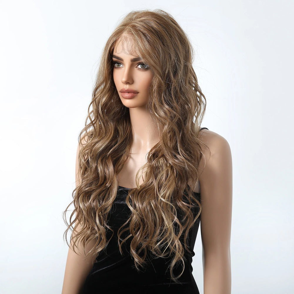 Mixed Blonde Curly 13x6 Lace Front Wig - MARKETPLACE