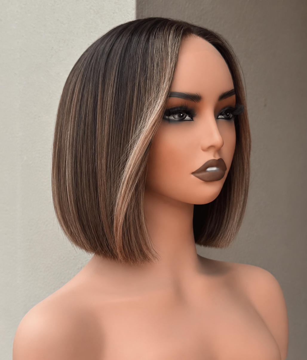 DOVE 10 INCH BOB - Ombre Bronde - Human Hair Wig