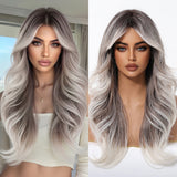 Ash Brown to Platinum Blonde Wig- MARKETPLACE