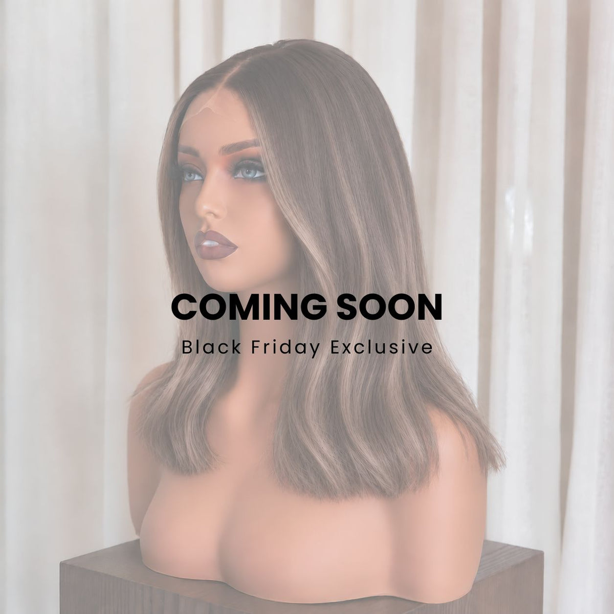 LIMITED EDITION - 12 Inch Brunette Glaze Bob - Human Hair Wig