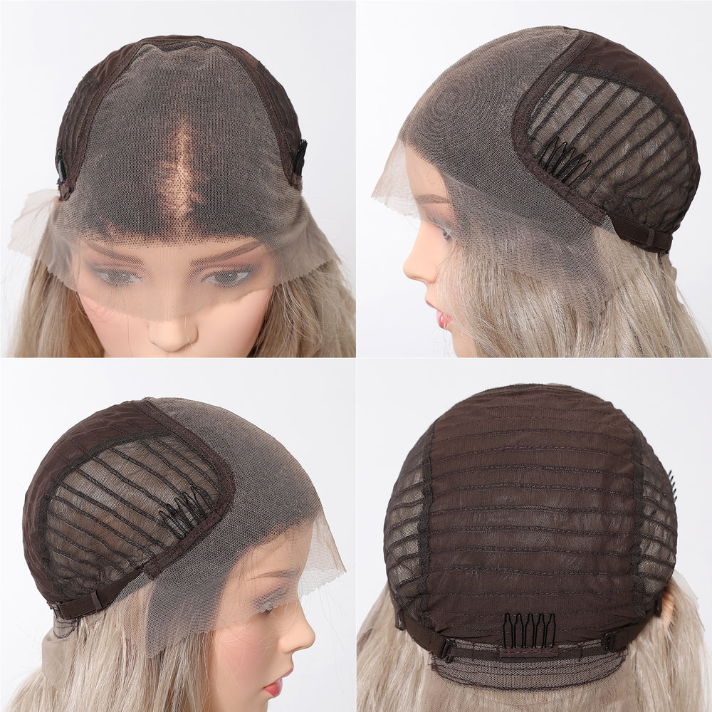 Long Ombre Blonde Wavy 13x6 Lace Front Wig - MARKETPLACE