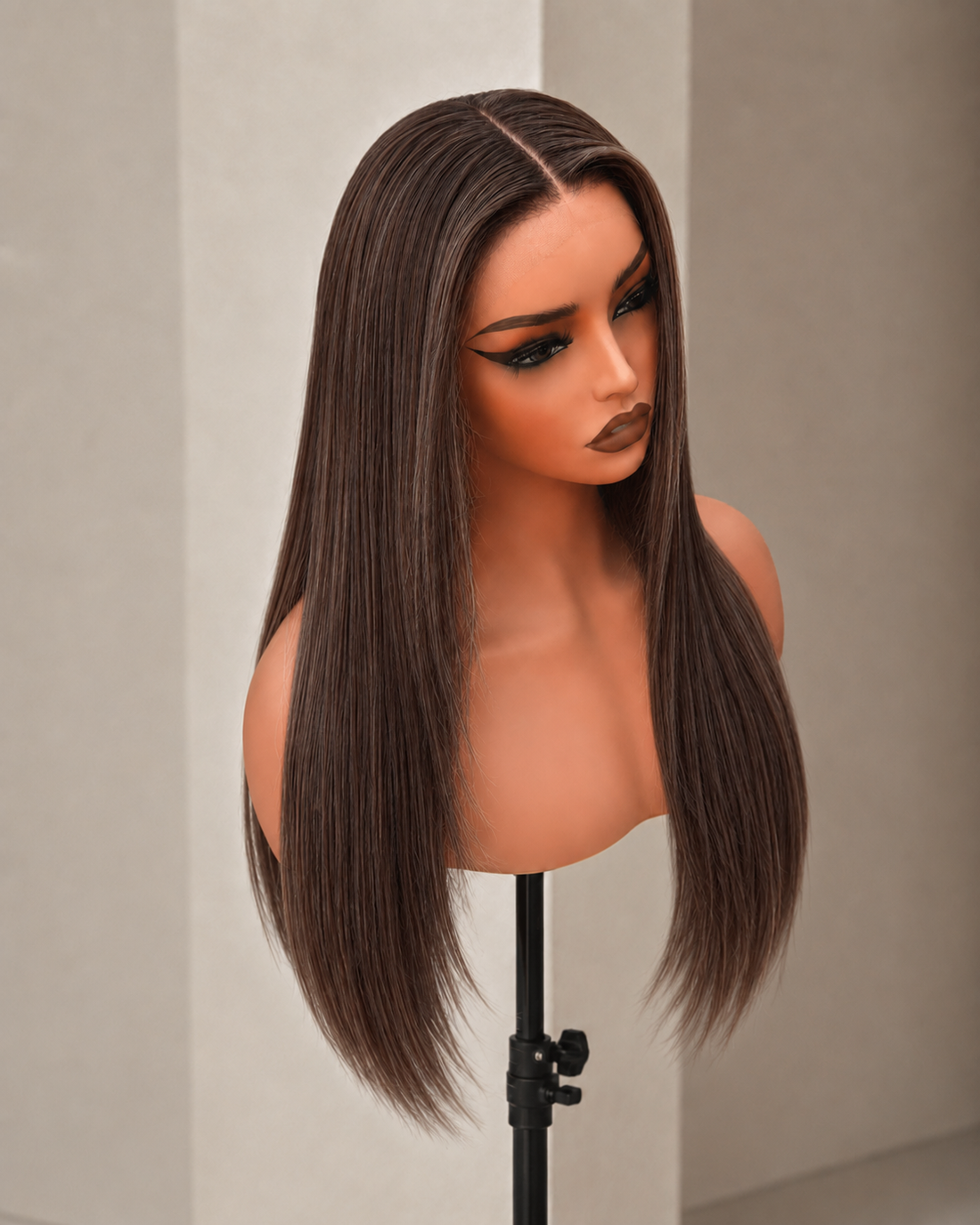 SOPHIE 22 INCH - Brown - Human Hair Wig