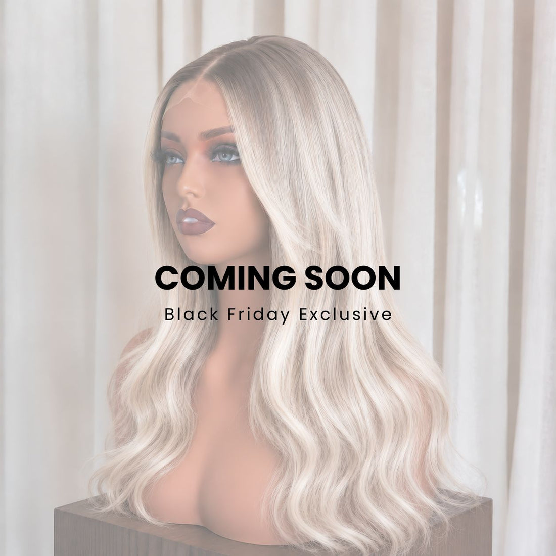 LIMITED EDITION - 18 Inch Campaign Blonde - Human Hair Wig