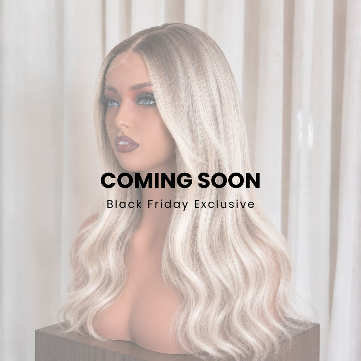 LIMITED EDITION - 18 Inch Campaign Blonde - Human Hair Wig