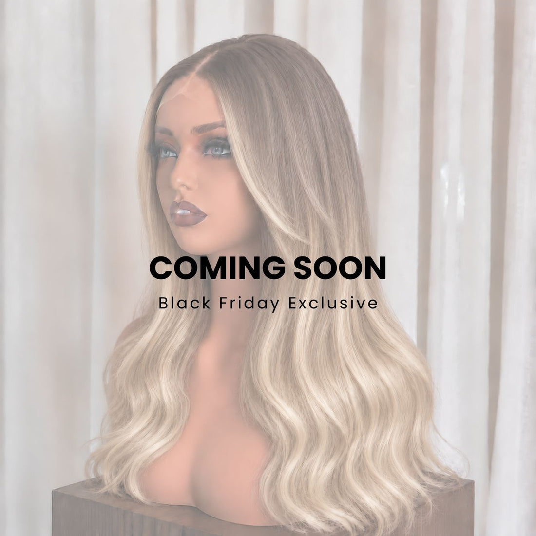 LIMITED EDITION - 18 Inch Lived-In Blonde Ombre - Human Hair Wig