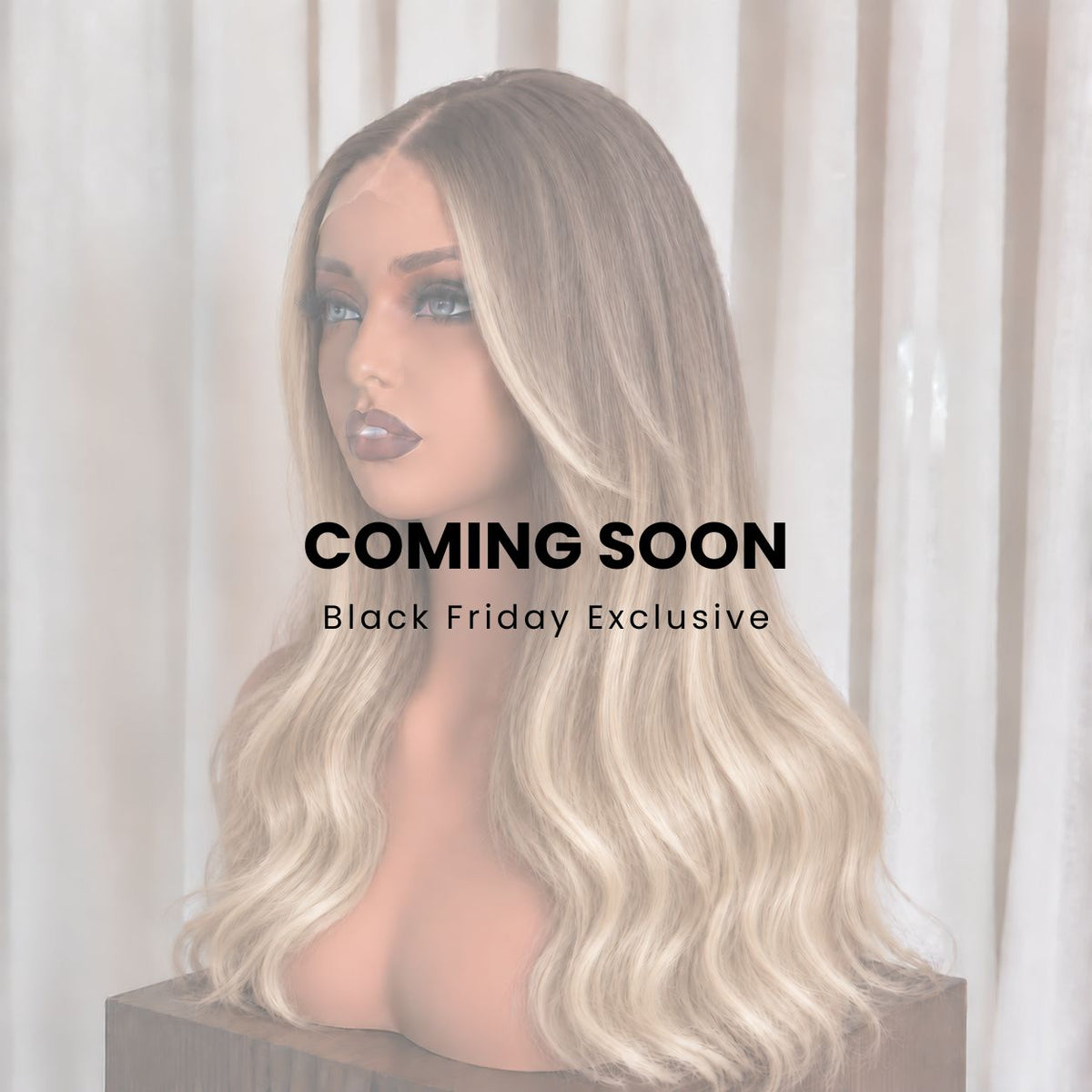 LIMITED EDITION - 18 Inch Lived-In Blonde Ombre - Human Hair Wig