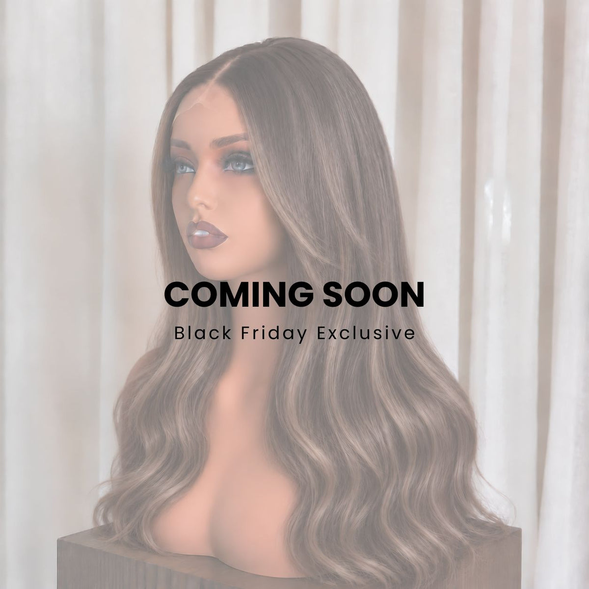 LIMITED EDITION - 18 Inch Brunette Glaze - Human Hair Wig