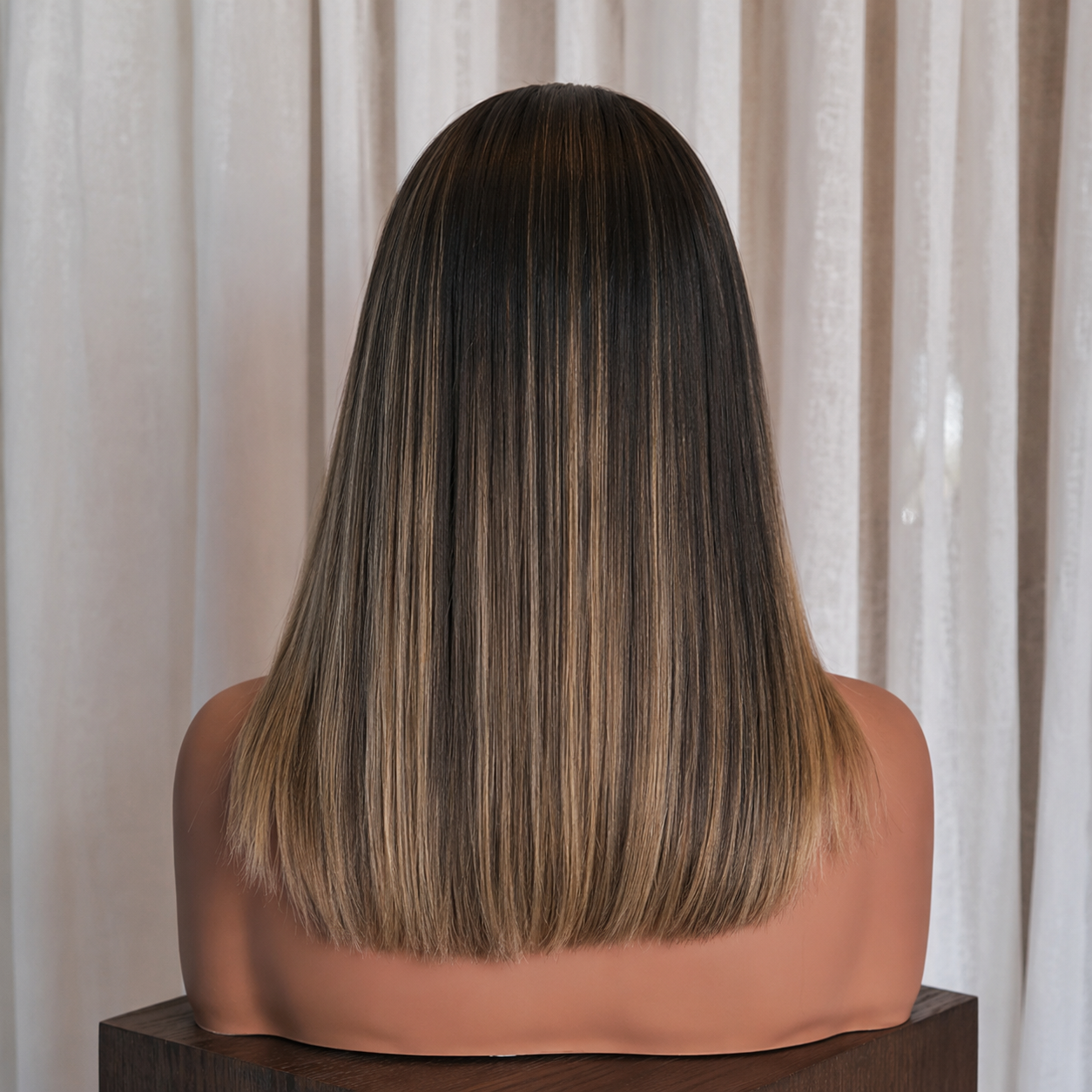 CARTER 14 INCH - Lived In Brunette - Human Hair Wig