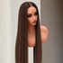 SOPHIE brown human hair lace front wig | Milk & Honey Wigs