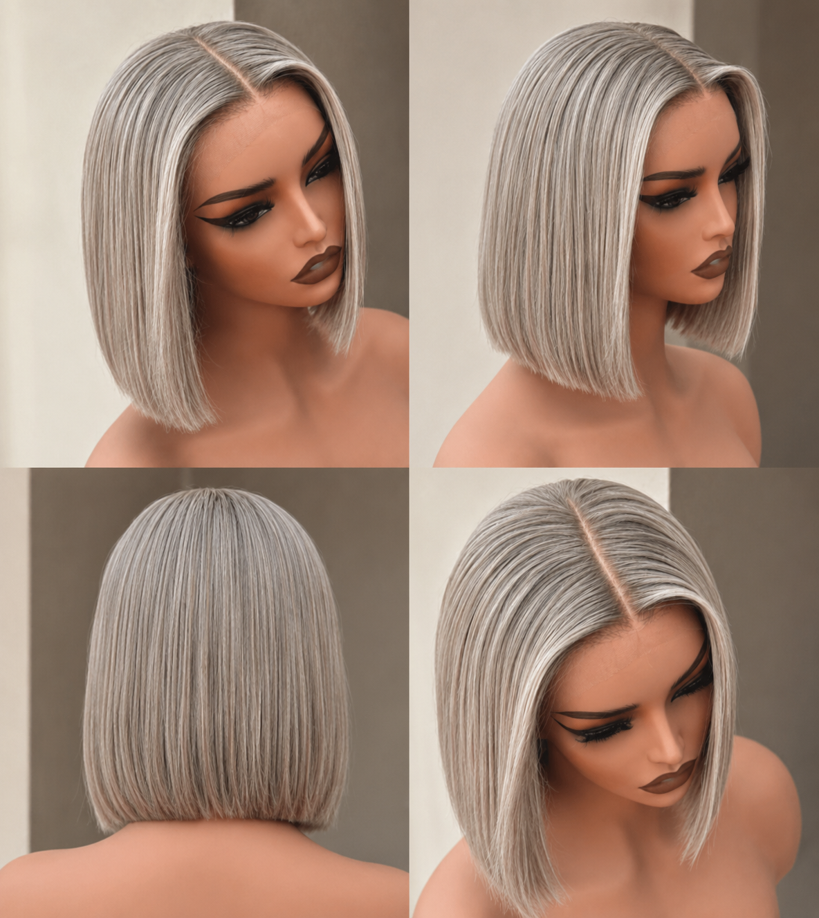 WINNY 10 INCH BOB - Ash Blonde - Human Hair Wig