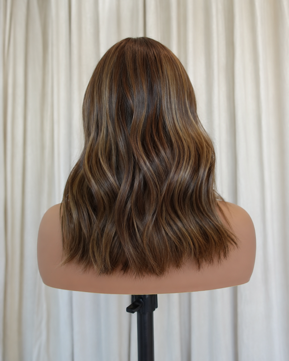 LOUISE 14 INCH - Chocolate Brown - Human Hair Wig