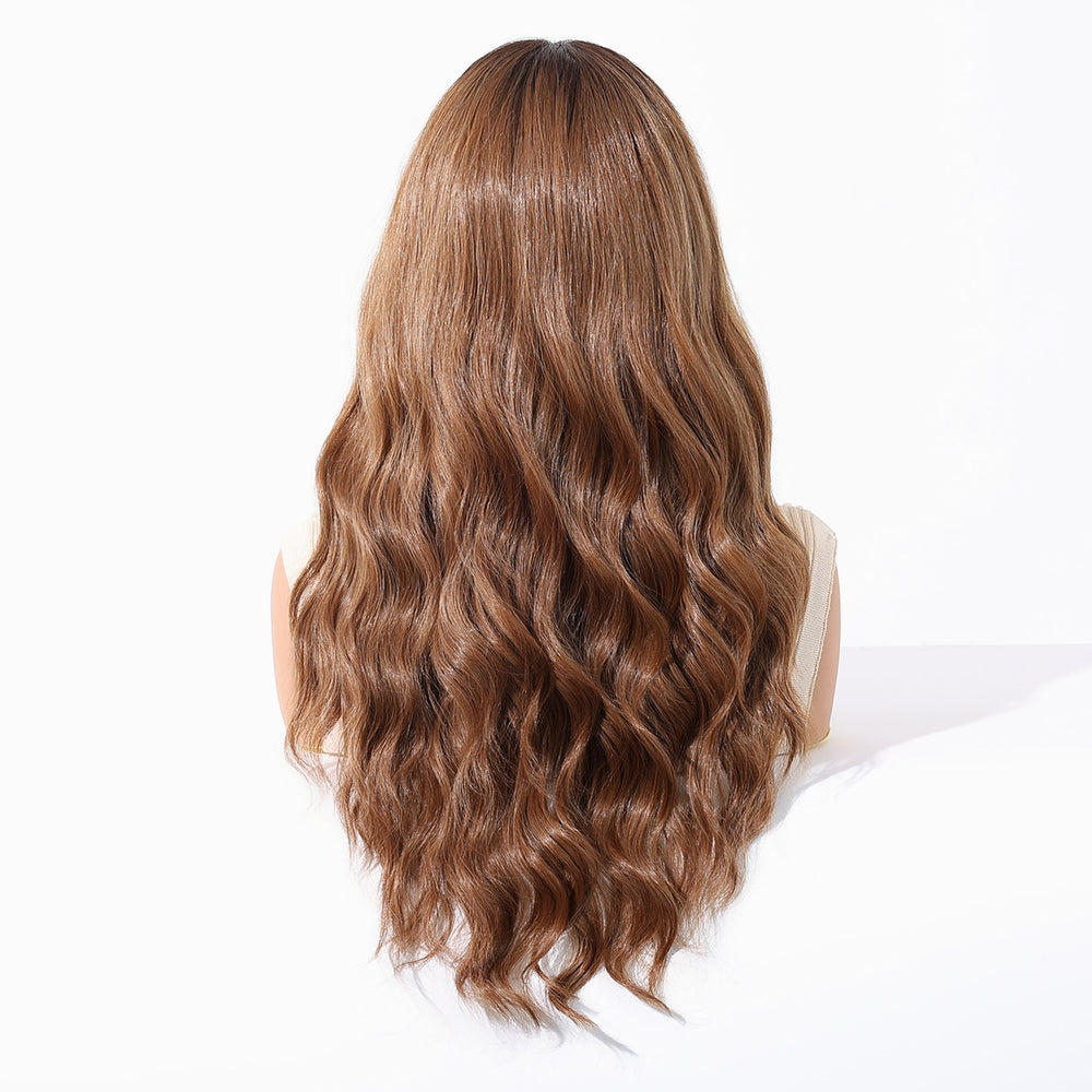Brown Wavy 13x6 Lace Front Wig - MARKETPLACE