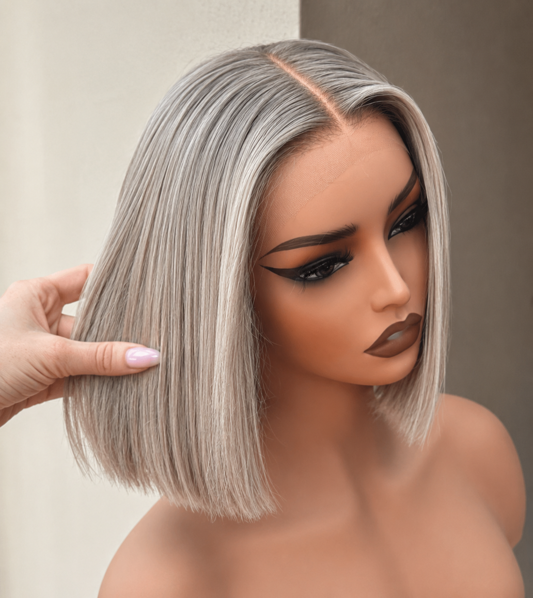WINNY 10 INCH BOB - Ash Blonde - Human Hair Wig