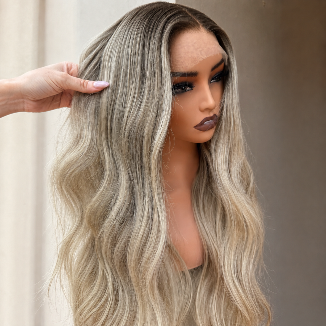 LILLIAN 22 INCH - Blonde - Human Hair Wig