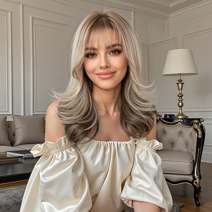 Blonde Layered Wig - MARKETPLACE