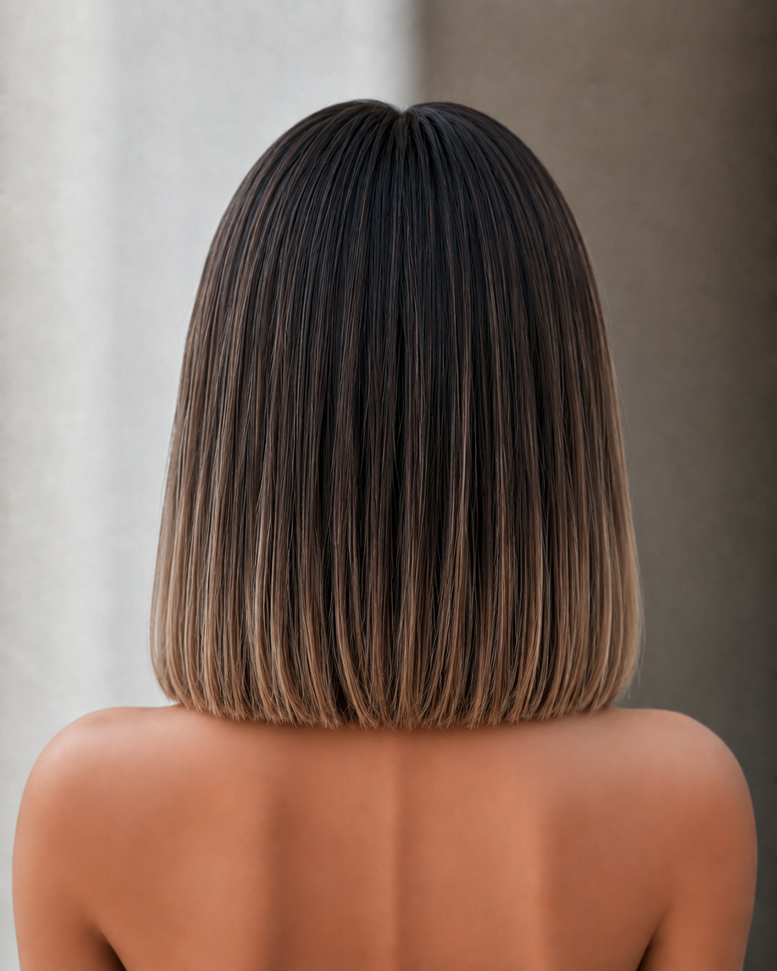 DOVE 14 INCH BOB - Ombre Bronde - Human Hair Wig