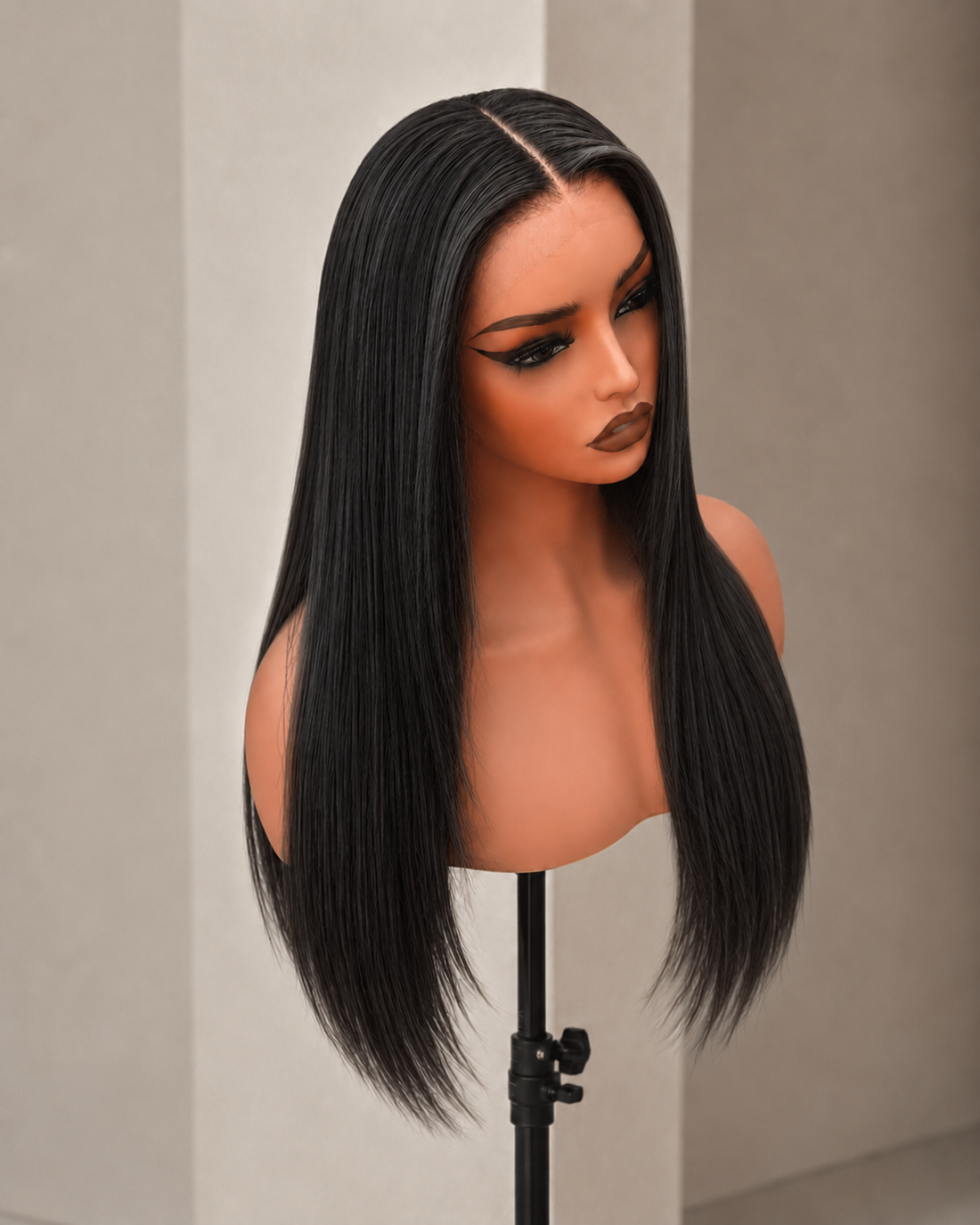 NICOLE 22 INCH - Natural Black - Human Hair Wig