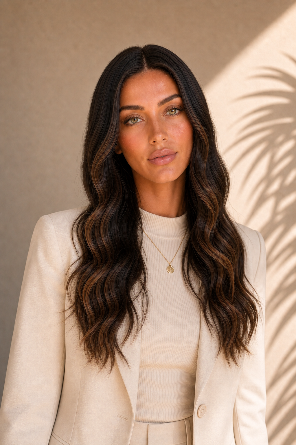 ANEESHA 18 INCH - Ombre Brown - Human Hair Wig