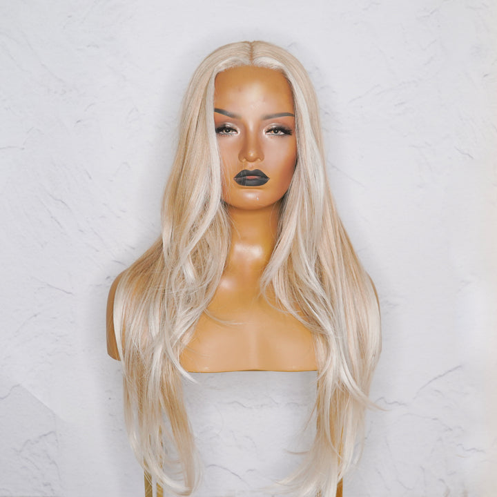 NATALIA Frosted Blonde Lace Front Wig