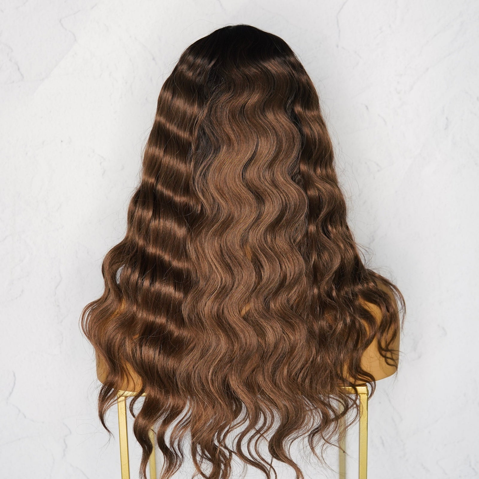 CHELSEA Dark Chocolate Brown Fringe Wig