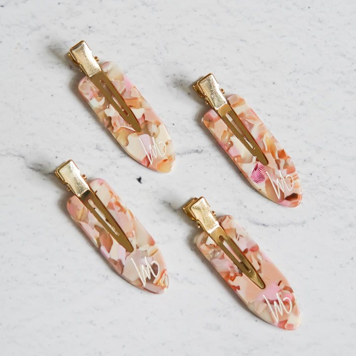 NO-CREASE CLIPS - Pink Opal