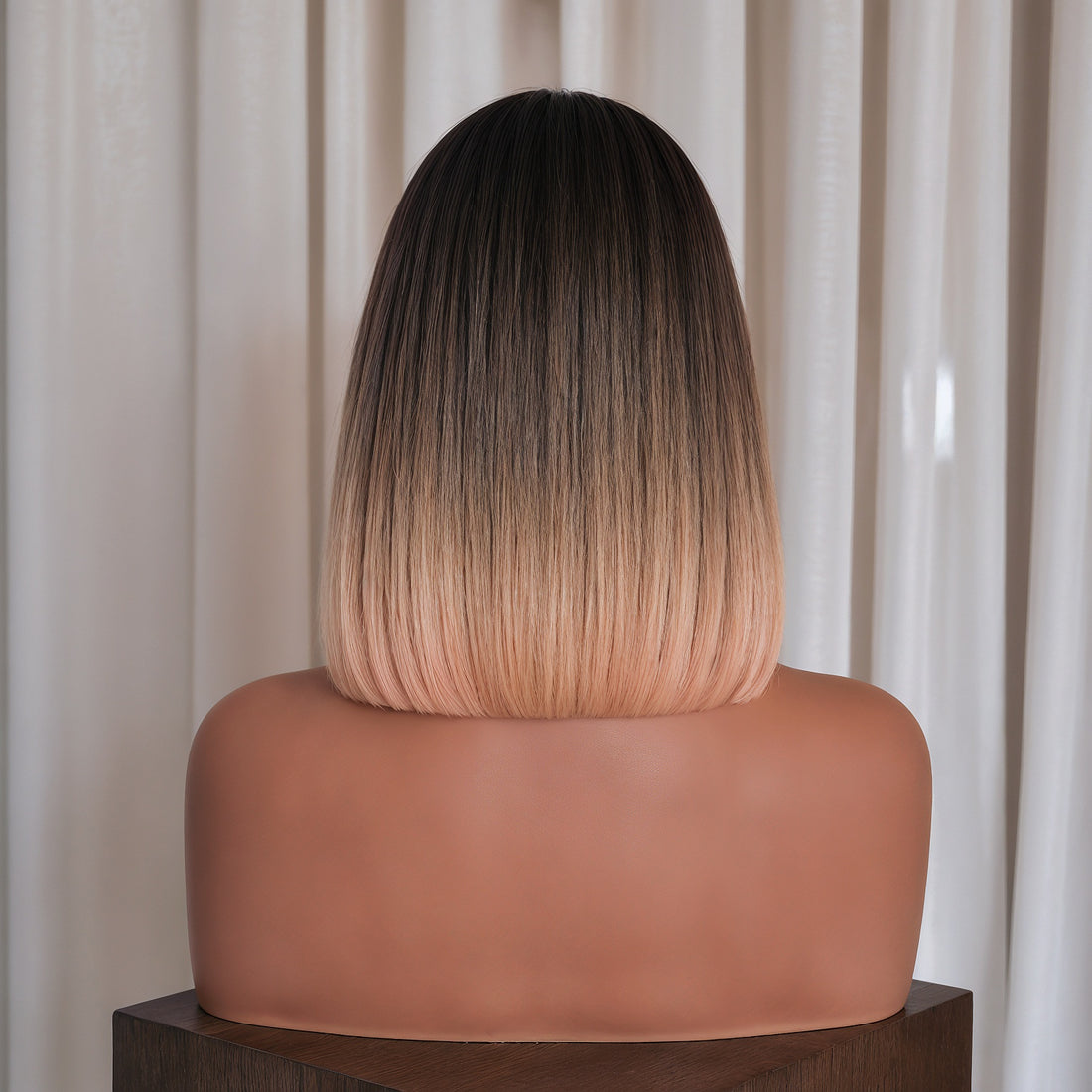 ALINA 10 INCH BOB - Ombre Brown - Human Hair Wig
