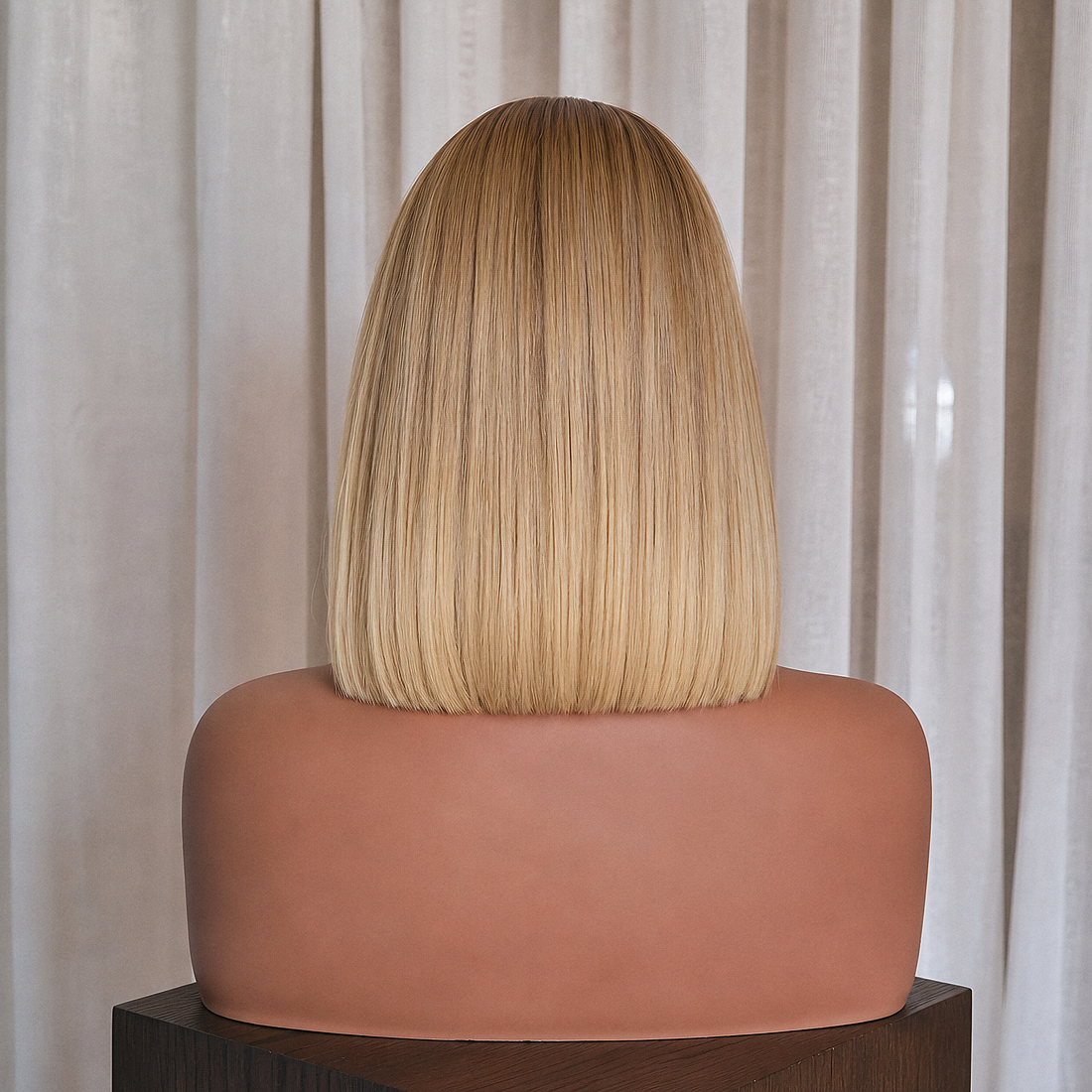 BRITNEY 10 INCH BOB - Mixed Blonde Ombre - Human Hair Wig